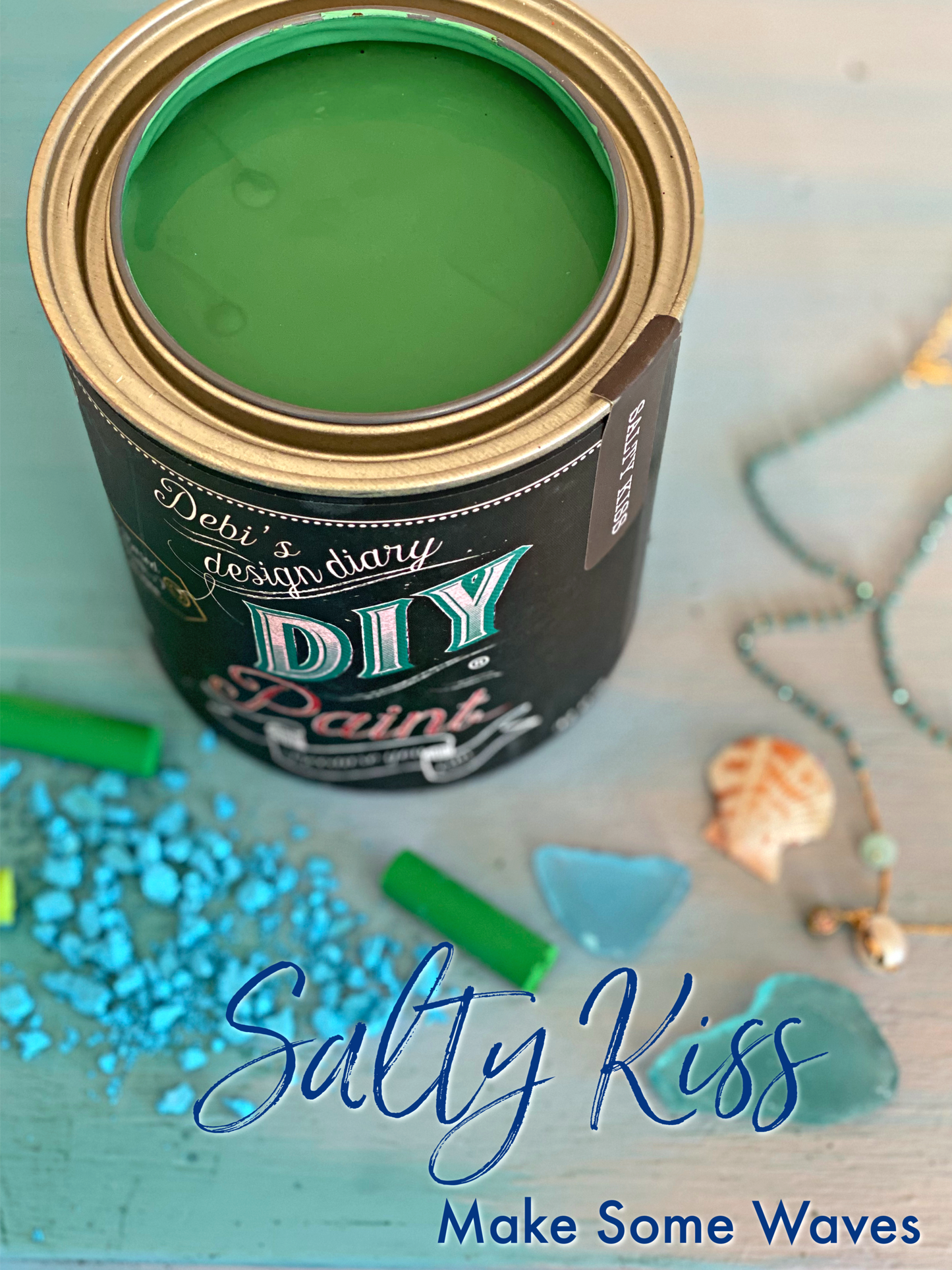 Salty Kiss (Emerald Green) DIY Paint