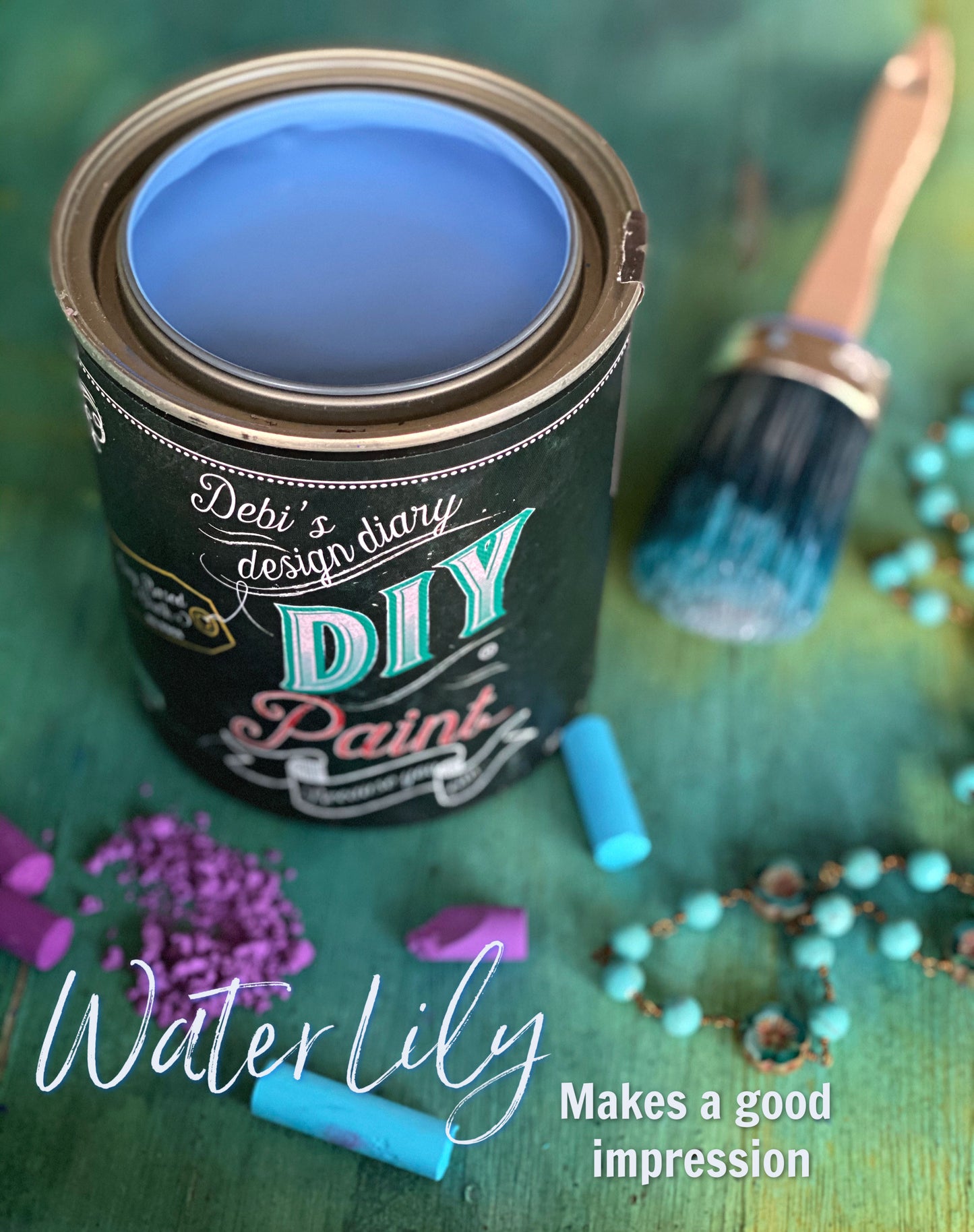 Water Lily (Periwinkle) DIY Paint