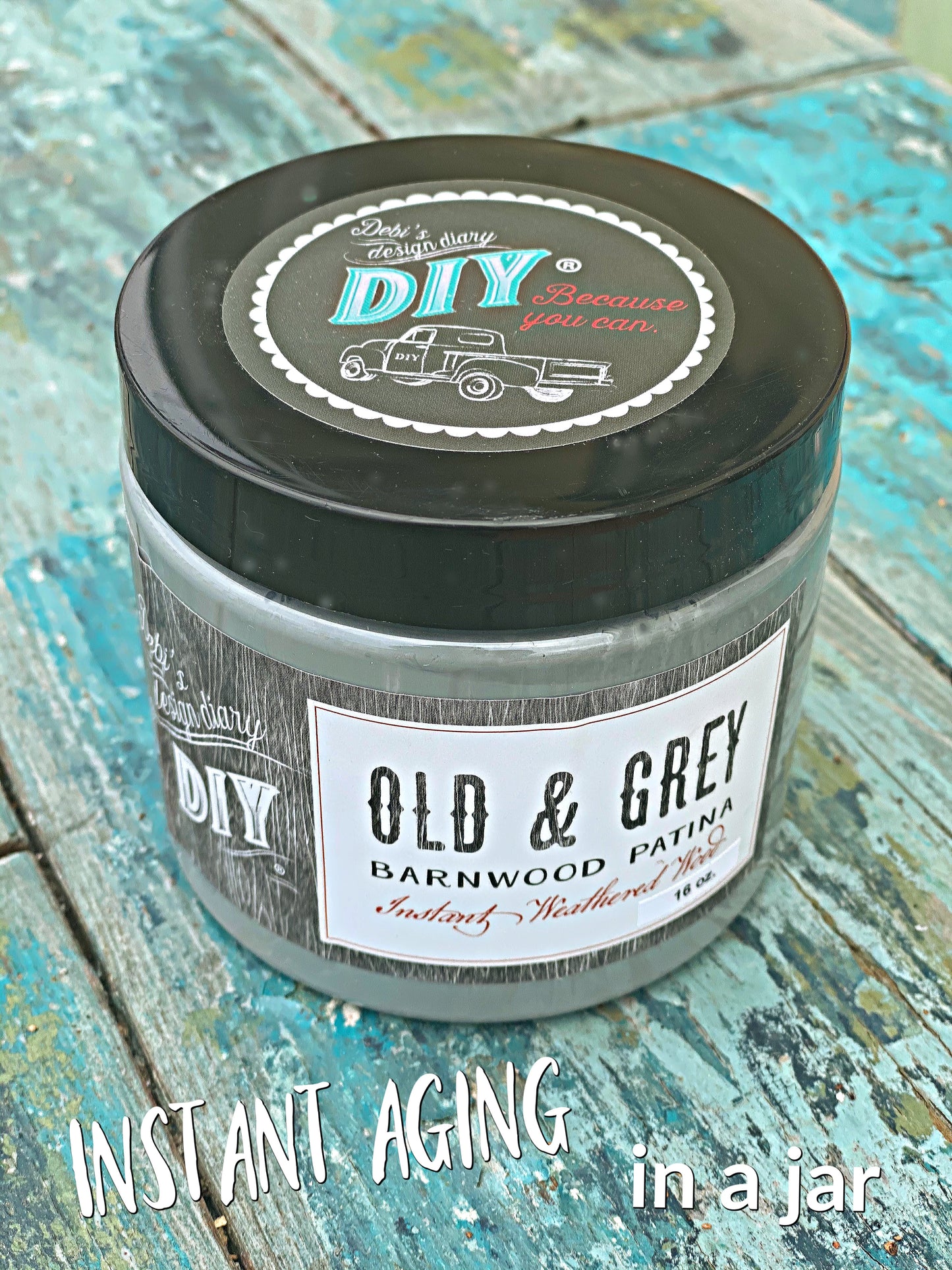 Old & Grey (DIY Barnwood Liquid Patina)